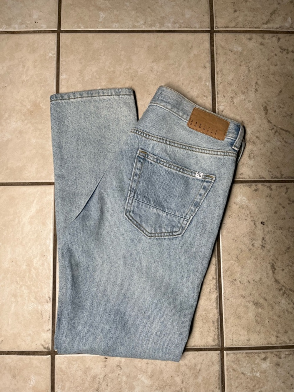 Pacific Sunwear Light Blue Straight Leg Jeans